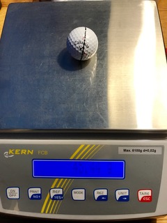 Golfballwiegen